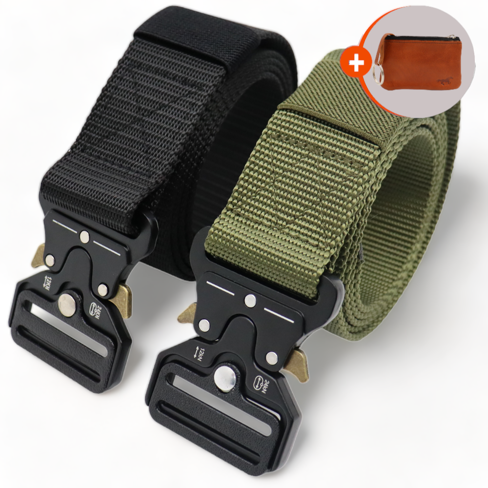 Taktischer Gürtel von Safekeepers – 2 Stück Gürtel – Militärgürtel – taktischer Gürtel – Rigger-Gürtel
