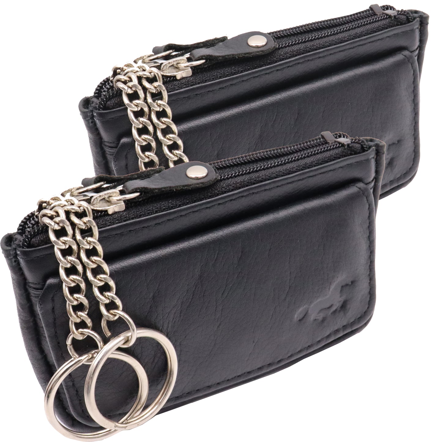 Safekeepers key pouch - key pouch with zipper - key pouch ladies - key folder - key purse - key pouch - key pouch men Black